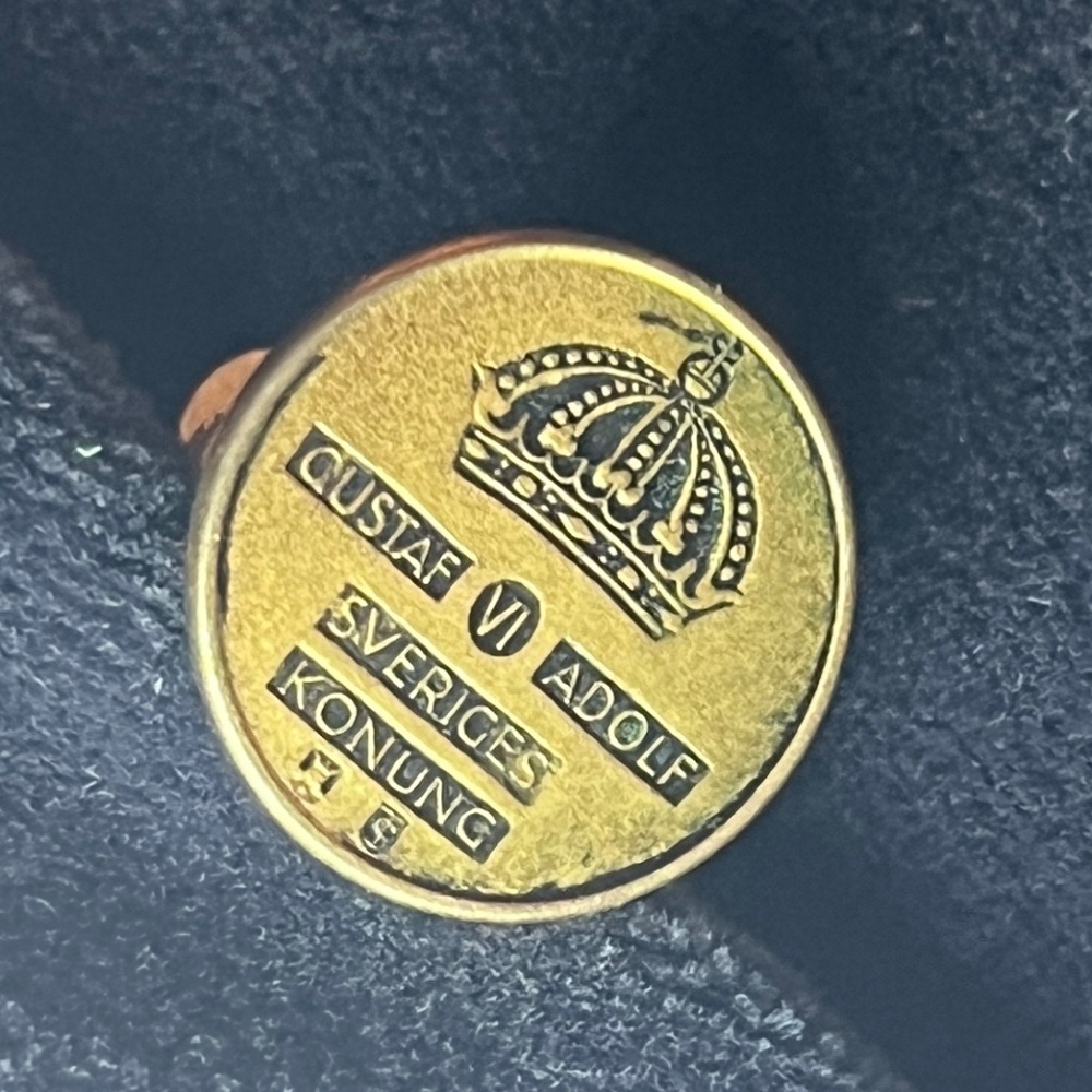 Crown of King Gustaf VI Adolf  Sweden ore clip